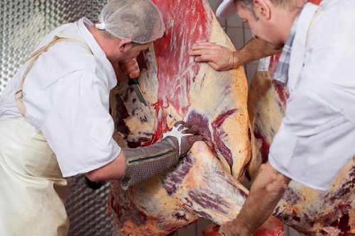 ZH现有量安全的环形滤网手套