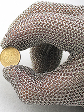 ZH现有量安全的环形滤网手套