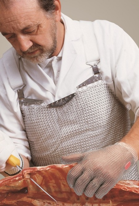 不锈钢钢环防切割围裙